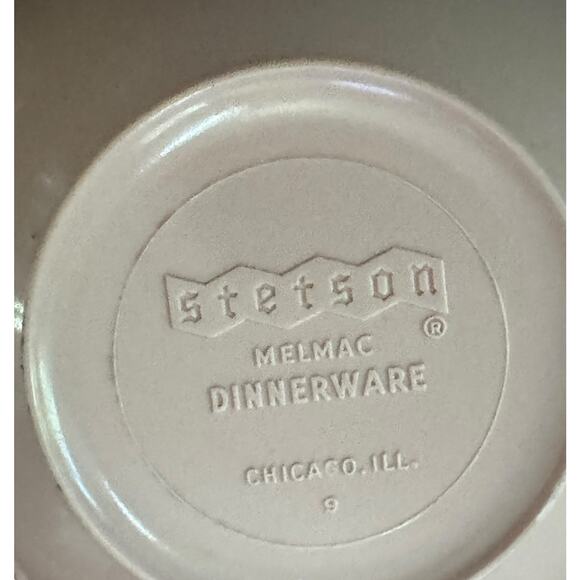 VTG Stetson Melmac Pink Retro Dinnerware Set Cups Bowls Sugar Creamer MCM Dishes - Picture 2 of 4